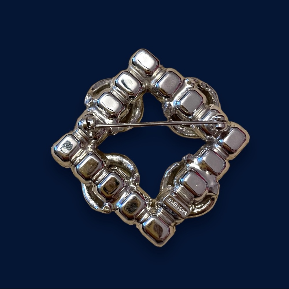 Vintage Bright Crystal Stone Brooch - Pin - Picture 3 of 7